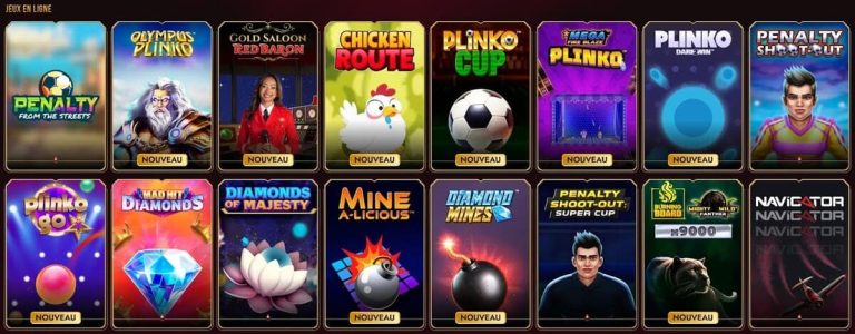 Grand Club Casino jeux