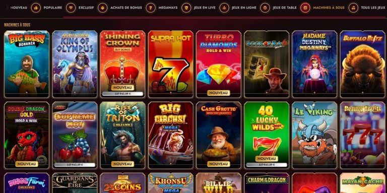 Grand Club Casino machines à sous