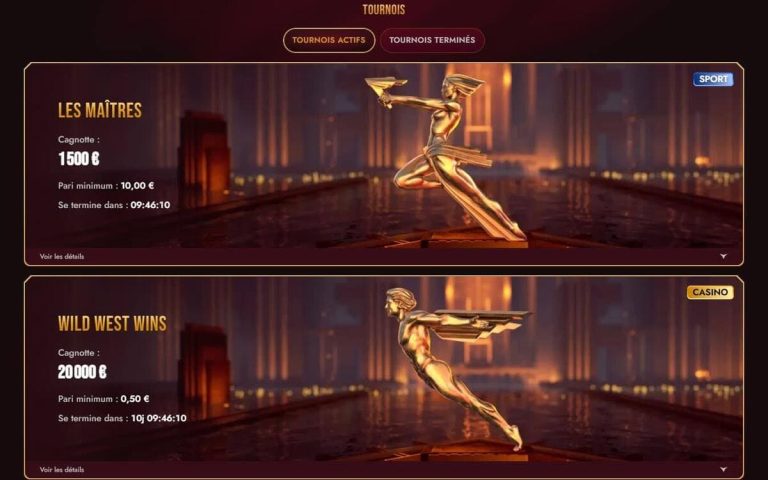 Grand Club Casino tournois